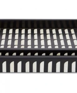 Currey And Company Swoop Tray Set Of Two 12 Currey And Company Swoop Tray Set Of Two