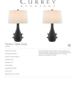 Currey And Company Teramo Table Lamp 9 Currey And Company Teramo Table Lamp