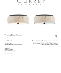 Currey And Company New Arrivals Tyrone Flush Mount 9 Currey And Company New Arrivals Tyrone Flush Mount