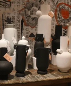 Currey And Company Happy 40 Straight Vase White 4 Currey And Company Happy 40 Straight Vase White