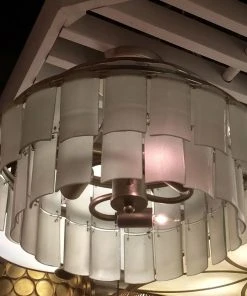 Currey And Company Vintner Blanc Semi-Flush Mount Chandelier