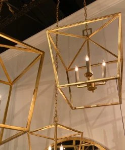 Currey And Company New Arrivals Denison Lantern Gold - 4 Sizes