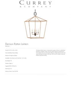 Currey And Company Denison Rattan Lantern New Arrivals 9 Currey And Company Denison Rattan Lantern New Arrivals
