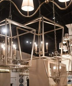 Currey And Company Denison Lantern Silver - 4 Sizes New Arrivals