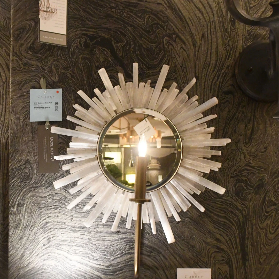 Currey And Company New Arrivals Halo Wall Sconce 4 Currey And Company New Arrivals Halo Wall Sconce