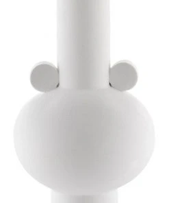 Currey And Company Happy 40 Round White Vase