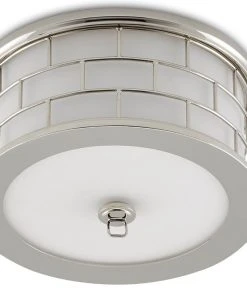 Currey And Company James Flush Mount Polished Nickel New Arrivals 9 Currey And Company James Flush Mount Polished Nickel New Arrivals