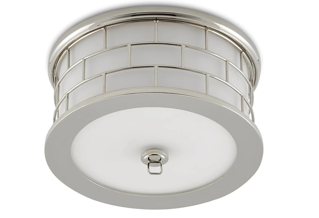 Currey And Company James Flush Mount Polished Nickel New Arrivals 5 Currey And Company James Flush Mount Polished Nickel New Arrivals