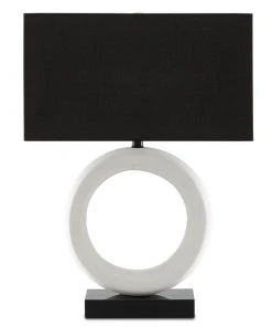 Currey And Company Kirkos White Table Lamp