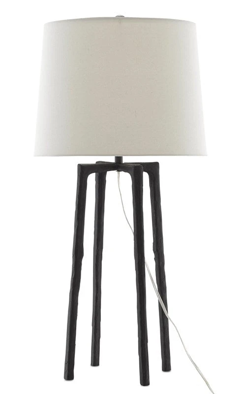 Currey And Company Rowan Table Lamp Black 3 Currey And Company Rowan Table Lamp Black