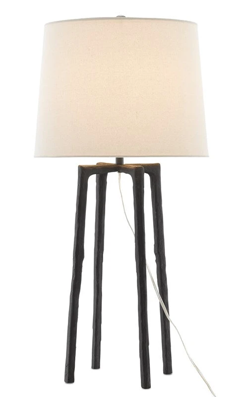 Currey And Company Rowan Table Lamp Black 4 Currey And Company Rowan Table Lamp Black
