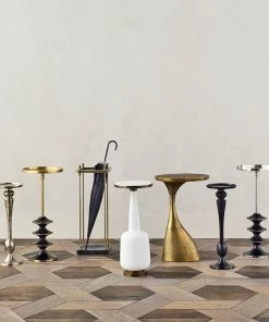 Currey And Company New Arrivals Talia Accent Table Champagne