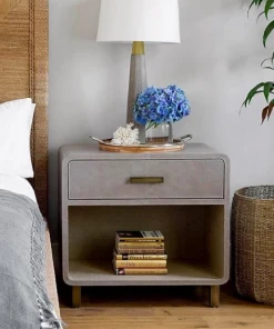 Made Goods New Arrivals Dante Double Nightstand Storm