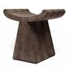 Made Goods Annika Stool Dark Mushroom Faux Shagreen 2 Made Goods Annika Stool Dark Mushroom Faux Shagreen