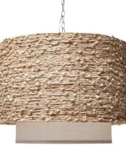 Made Goods Nina Drum Knotted Seagrass