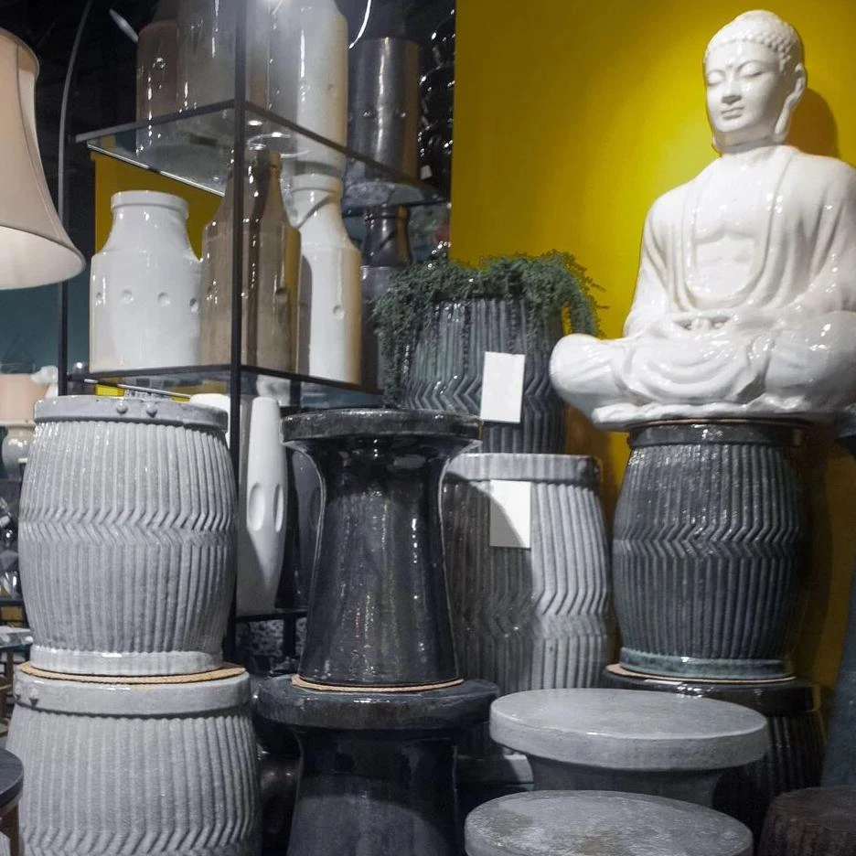 Emissary New Arrivals Dolly Tub Garden Stool Green Kelp 4 Emissary New Arrivals Dolly Tub Garden Stool Green Kelp