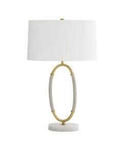 Arteriors Home New Arrivals Landon Lamp Cream Leather
