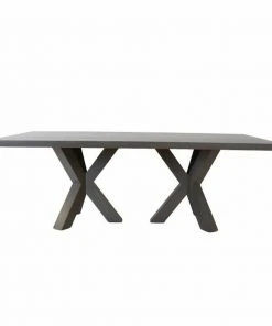Worlds Away New Arrivals Haines Dining Table Smoke Gray
