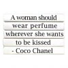 E Lawrence A Woman Should.. Coco Chanel 5 Book Stack 2 E Lawrence A Woman Should.. Coco Chanel 5 Book Stack
