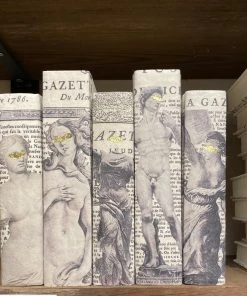 E Lawrence New Arrivals Gold Redaction Off White Book Set Of 5