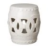 Emissary Eternity Garden Stool White New Arrivals