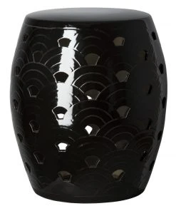 Emissary Wave Stool Black
