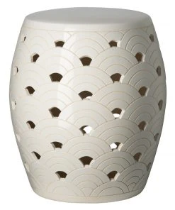 Emissary Wave Stool White