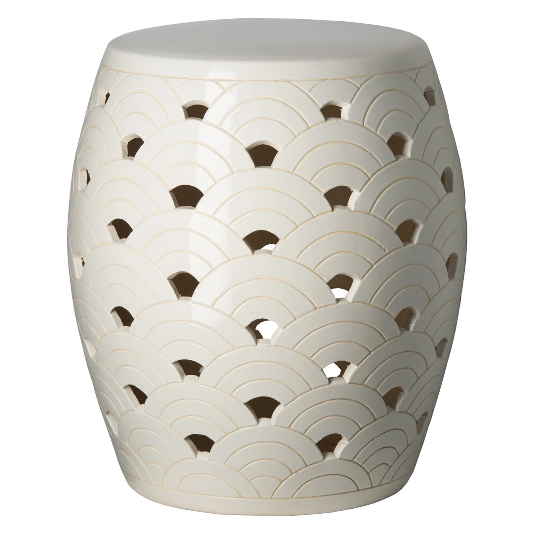 Emissary Wave Stool White 3 Emissary Wave Stool White