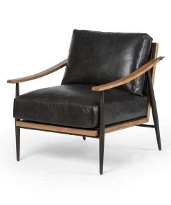 Four Hands Kennedy Chair Sonoma Black