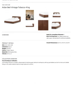 Four Hands Aidan Bed Vintage Tobacco New Arrivals 9 Four Hands Aidan Bed Vintage Tobacco New Arrivals