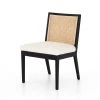 Four Hands Antonia Cane Armless Dining Chair Brushed Ebony New Arrivals
