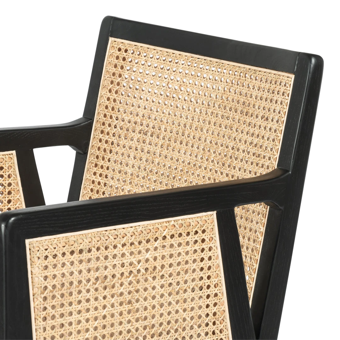 Four Hands Antonia Cane Bar Stool Brushed Ebony New Arrivals Four Hands Antonia Cane Bar Stool Brushed Ebony New Arrivals