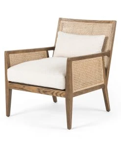 Four Hands Antonia Cane Chair Toasted Parawood