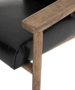 Four Hands Arnett Chair Dakota Black