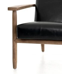 Four Hands Arnett Chair Dakota Black