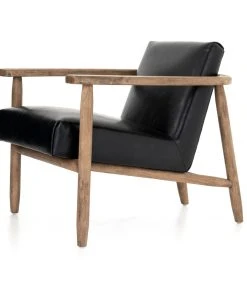 Four Hands Arnett Chair Dakota Black