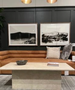 Four Hands New Arrivals Arum Coffee Table Cream Marble