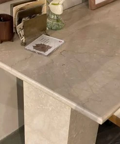 Four Hands New Arrivals Arum Desk Cream Marble