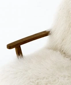 Four Hands New Arrivals Ashland Armchair Mongolion Cream Fur 18 Four Hands New Arrivals Ashland Armchair Mongolion Cream Fur