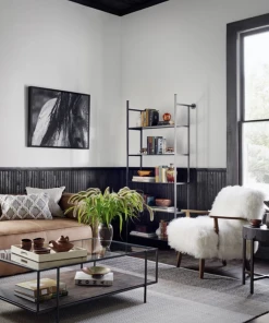 Four Hands New Arrivals Ashland Armchair Mongolion Cream Fur