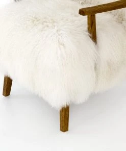 Four Hands New Arrivals Ashland Armchair Mongolion Cream Fur 19 Four Hands New Arrivals Ashland Armchair Mongolion Cream Fur