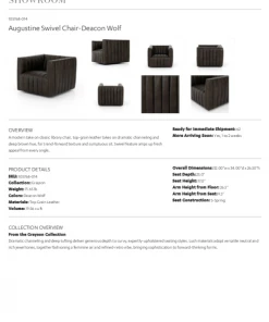 Four Hands Augustine Chair Deacon Wolf 23 Four Hands Augustine Chair Deacon Wolf
