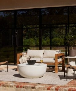 Four Hands Basil Outdoor Coffee Table Matte White New Arrivals 14 Four Hands Basil Outdoor Coffee Table Matte White New Arrivals