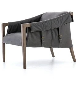 Four Hands New Arrivals Bauer Leather Chair Chaps Ebony 15 Four Hands New Arrivals Bauer Leather Chair Chaps Ebony