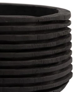 Four Hands New Arrivals Beto Banded Bowl Carbonized Black 13 Four Hands New Arrivals Beto Banded Bowl Carbonized Black