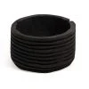Four Hands New Arrivals Beto Banded Bowl Carbonized Black