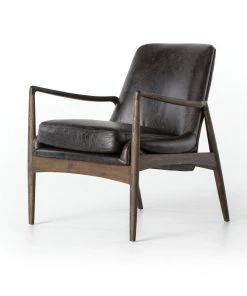 Four Hands New Arrivals Braden Chair Durango Smoke Leather