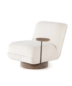 Four Hands Bronwyn Swivel Chair Knoll Natural 17 Four Hands Bronwyn Swivel Chair Knoll Natural