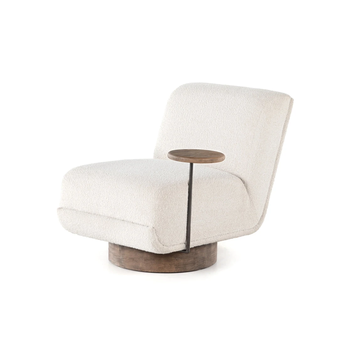 Four Hands Bronwyn Swivel Chair Knoll Natural 6 Four Hands Bronwyn Swivel Chair Knoll Natural