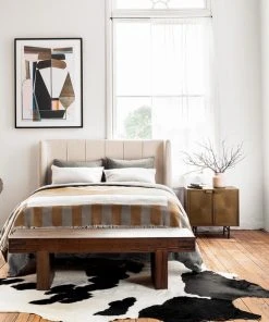 Four Hands Cardin Cowhide Rug Black And White New Arrivals